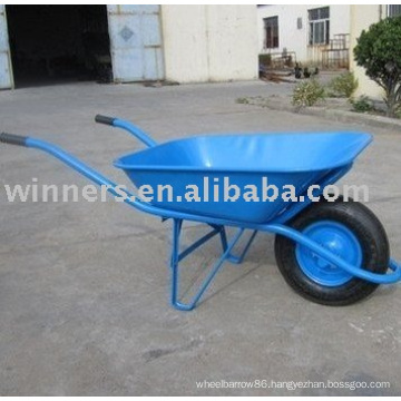 metal wheelbarrow